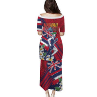 Hawaii Runner-Kakau Art with Lei and Plumeria Puletasi LT03 - Polynesian Pride