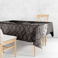 Hawaiian Lei Turtle and Plumeria Tablecloth Polynerian Art Tattoo-Grayscale Mode LT03 - Polynesian Pride