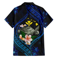 Hawaii Turtle Plumeria Flower Fanciful Family Matching Tank Maxi Dress and Hawaiian Shirt LT03 - Polynesian Pride