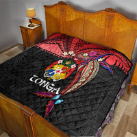 Tonga Emancipation Day Quilt Ngatu Humpback Whale Polynesian Flower