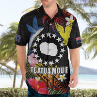 Cook Islands Independence Day Hawaiian Shirt Maroro and Kakaia with Hibiscus Flower Polynesian Pattern LT03 - Polynesian Pride