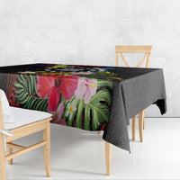 Cook Islands Independence Day Tablecloth Maroro and Kakaia with Hibiscus Flower Polynesian Pattern LT03 - Polynesian Pride