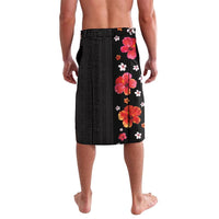 Hawaii Hibiscus and Plumeria Flowers Lavalava Tapa Tribal Pattern Half Style Colorful Mode LT03 - Polynesian Pride
