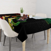 Personalised Pohnpei Independence Day Tablecloth Polynesian Tattoo and Plumeria Reggae Color LT03 - Polynesian Pride
