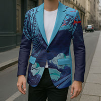 Personalized Hawaii Swimming Blazer Tribal Sporty Style LT03 - Polynesian Pride