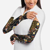 Hawaiian and Japanese Arm Sleeves Polynesian Tattoo with Japanese Culture Kintsugi Style LT03 - Polynesian Pride