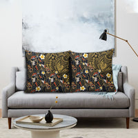Hawaiian and Japanese Pillow Cover Polynesian Tattoo with Japanese Culture Kintsugi Style LT03 - Polynesian Pride