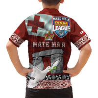 Mate Ma'a Tonga Hawaiian Shirt Haamonga a Maui and White Dove - Tongan Kupesi Ngatu LT03 - Polynesian Pride
