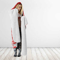 Mate Ma'a Tonga Hooded Blanket Double White Dove and Kupesi Ngatu Art Tattoo LT03 - Polynesian Pride