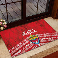 Mate Ma'a Tonga Rubber Doormat Double White Dove and Kupesi Ngatu Art Tattoo LT03 - Polynesian Pride