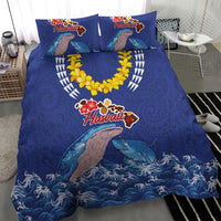 Hawaiian Sea Animals Bedding Set Whales Shark and Turtle Guardians with Tribal Pattern LT03 - Polynesian Pride
