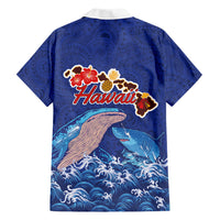 Hawaiian Sea Animals Family Matching Short Sleeve Bodycon Dress and Hawaiian Shirt Whales Shark and Turtle Guardians with Tribal Pattern
