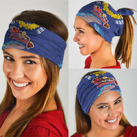 Hawaiian Sea Animals Neck Gaiter Whales Shark and Turtle Guardians with Tribal Pattern LT03 - Polynesian Pride