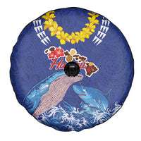 Hawaiian Sea Animals Spare Tire Cover Whales Shark and Turtle Guardians with Tribal Pattern LT03 - Polynesian Pride