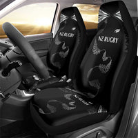 New Zealand Rugby Car Seat Cover Aotearoa Armour Blacks Silver Ferns - Polynesian Pride