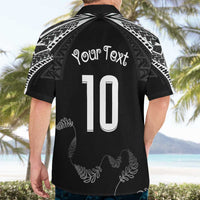 New Zealand Rugby Custom Hawaiian Shirt Aotearoa Armour Blacks Silver Ferns LT03 - Polynesian Pride