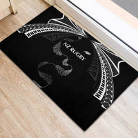 New Zealand Rugby Rubber Doormat Aotearoa Armour Blacks Silver Ferns - Polynesian Pride