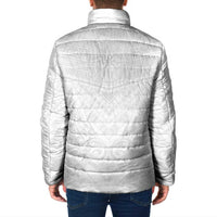 Tonga White Sunday Padded Jacket Tongan Tribal Heritage Tattoos - Polynesian Pride