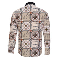 Tukenny Pattern Fijian War Clubs Family Matching Short Sleeve Bodycon Dress and Hawaiian Shirt LT03 - Polynesian Pride