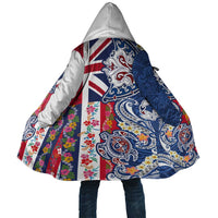 Hawaiian Manta Ray and Turtle Tribal Tattoo Cloak With Hawaii Flag and Flowers LT03 Unisex Multicolor - Polynesian Pride