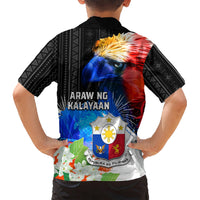 Philippines Independence Day Hawaiian Shirt Philippines Eagle and Sampaguita Jasmine Yakan Tribal LT03 - Polynesian Pride