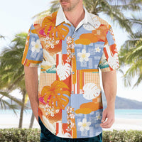Hawaiian and Japanese Culture Together Hawaiian Shirt Palaka Japanese Art and Tropical Motif Tribal Patchwork