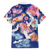 Hawaiian and Japanese Culture Together Family Matching Puletasi and Hawaiian Shirt Hawaiian Archipelago Shape Sea Animals
