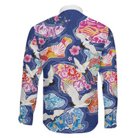 Hawaiian and Japanese Culture Together Family Matching Puletasi and Hawaiian Shirt Hawaiian Archipelago Shape Sea Animals
