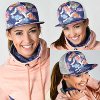 Hawaiian and Japanese Culture Together Mesh Trucker Cap Hawaiian Archipelago Shape Sea Animals LT03 - Polynesian Pride
