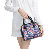 Hawaiian and Japanese Culture Together Shoulder Handbag Hawaiian Archipelago Shape Sea Animals LT03 - Polynesian Pride