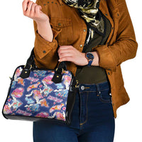 Hawaiian and Japanese Culture Together Shoulder Handbag Hawaiian Archipelago Shape Sea Animals LT03 - Polynesian Pride