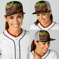 New Zealand Sea Animals with Maori Tribal Tattoo Baseball Net Cap Shark Manta Ray with Silver Fern Reggae