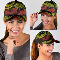 New Zealand Sea Animals with Maori Tribal Tattoo Classic Cap Shark Manta Ray with Silver Fern Reggae