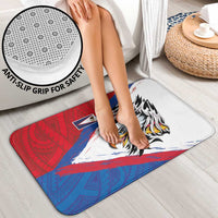 American Samoa Flag Day Bathroom Set Polynesian Art Geometric with Flag Brush Style LT03 - Polynesian Pride