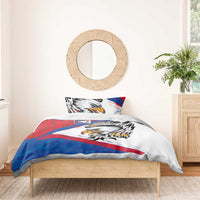 American Samoa Flag Day Bedding Set Polynesian Art Geometric with Flag Brush Style LT03 - Polynesian Pride