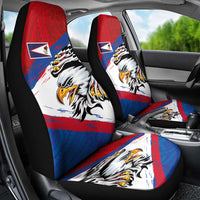 American Samoa Flag Day Car Seat Cover Polynesian Art Geometric with Flag Brush Style LT03 - Polynesian Pride