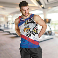 American Samoa Flag Day Men Tank Top Polynesian Art Geometric with Flag Brush Style LT03 Multicolor - Polynesian Pride