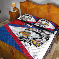 American Samoa Flag Day Quilt Bed Set Polynesian Art Geometric with Flag Brush Style LT03 - Polynesian Pride
