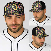 Hawaiian Kakau Tattoo Leis and Palaka Pattern Baseball Net Cap Traditional Aloha Tribal Black Color LT03 - Polynesian Pride