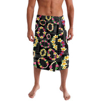 Hawaiian Kakau Tattoo Leis and Palaka Pattern Lavalava Traditional Aloha Tribal Black Color LT03 Black - Polynesian Pride