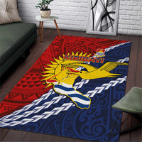 Kiribati Independence Day Area Rug Polynesian and Melanesian Art Tattoo