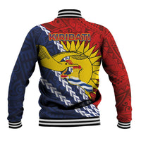 Kiribati Independence Day Baseball Jacket Polynesian and Melanesian Art Tattoo
