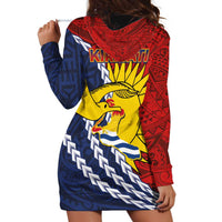 Kiribati Independence Day Hoodie Dress Polynesian and Melanesian Art Tattoo