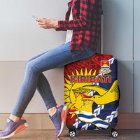 Kiribati Independence Day Luggage Cover Polynesian and Melanesian Art Tattoo