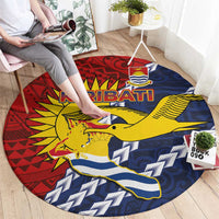 Kiribati Independence Day Round Carpet Polynesian and Melanesian Art Tattoo