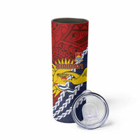 Kiribati Independence Day Skinny Tumbler Polynesian and Melanesian Art Tattoo