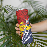 Kiribati Independence Day Skinny Tumbler Polynesian and Melanesian Art Tattoo
