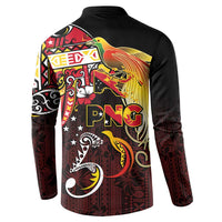 Papua New Guinea 2025 Button Sweatshirt 50th Independence Day Anniversary LT03 - Polynesian Pride