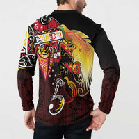 Papua New Guinea 2025 Button Sweatshirt 50th Independence Day Anniversary LT03 - Polynesian Pride