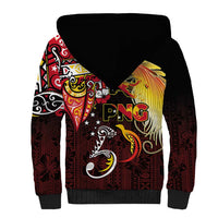 Papua New Guinea 2025 Sherpa Hoodie 50th Independence Day Anniversary LT03 - Polynesian Pride